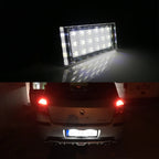 2PCS Xenon White CAN-bus LED License Plate Lights For 2016-18 W453 Smart Fortwo