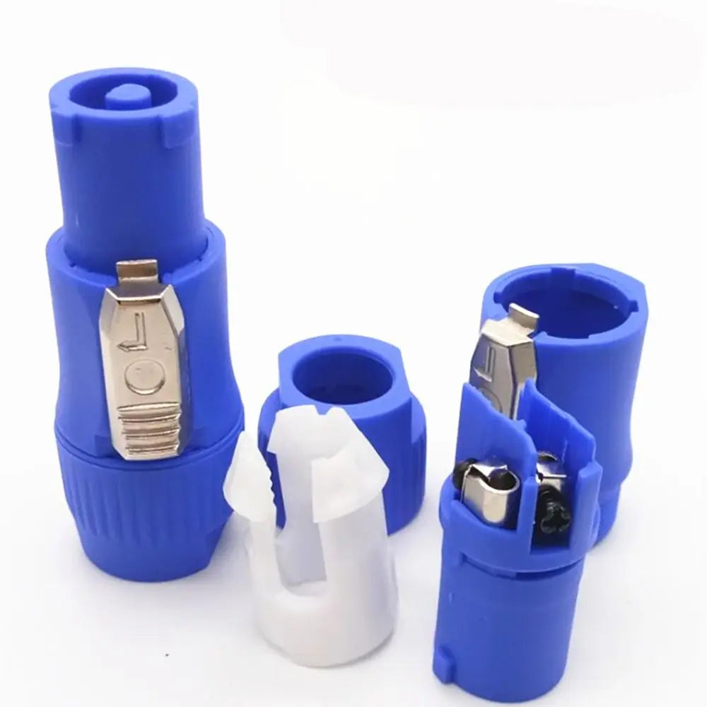 20A Powercon Connector 250V Blue White NAC3FCA NAC3FCB AC Male Plug 3 PIN Socket Stage Light LED Power Cable Plug