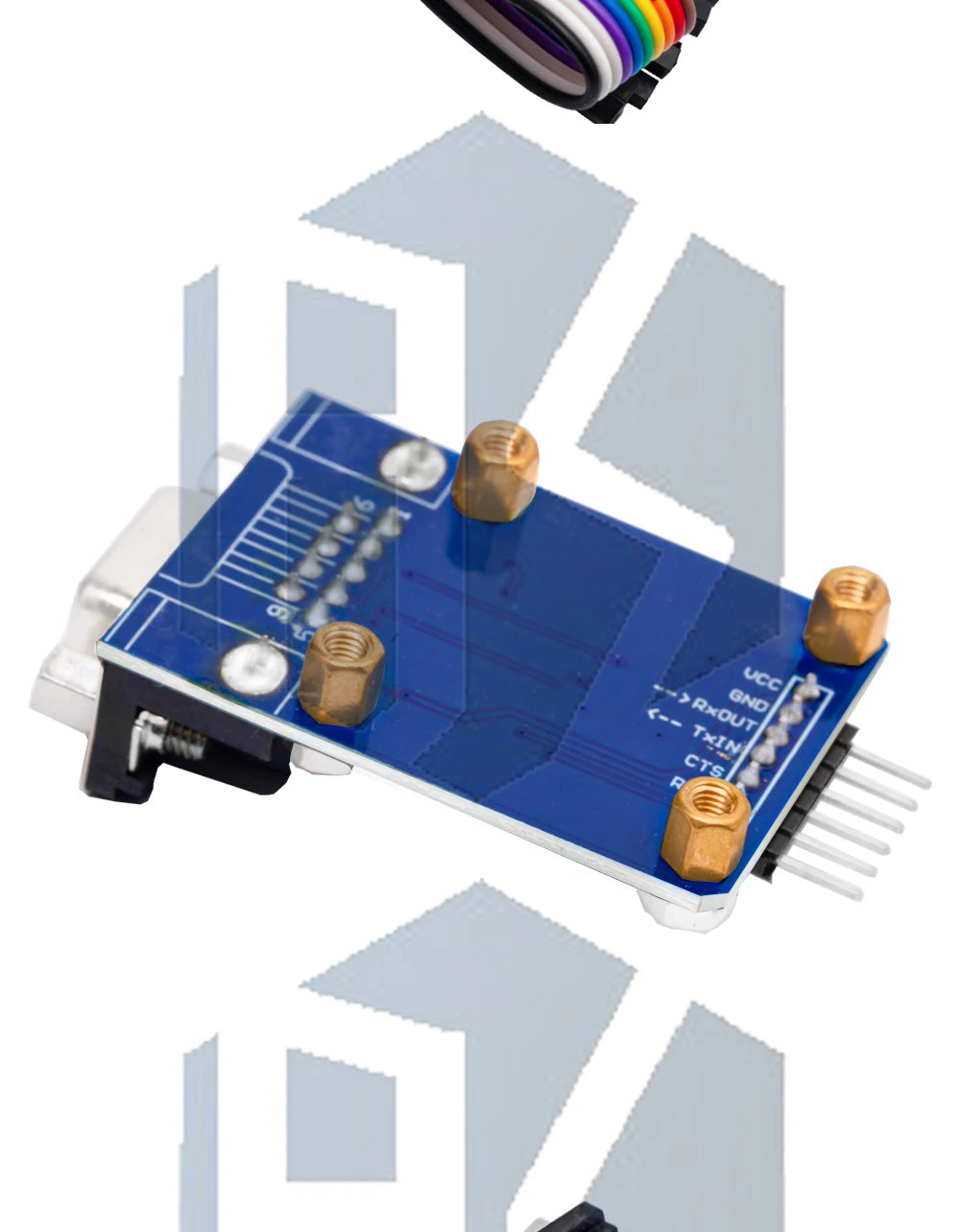 Bidirectional RS232-to-UART TTL Serial Converter Module - Male-Female Level Shifter for SP232 TTL Serial Port