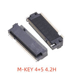 2PCS M.2 NGFF Connector 67Pin SSD Interface Socket H=3.2/4.2/4.8/6.7/8.5mm for Solid State Drive Adapter
