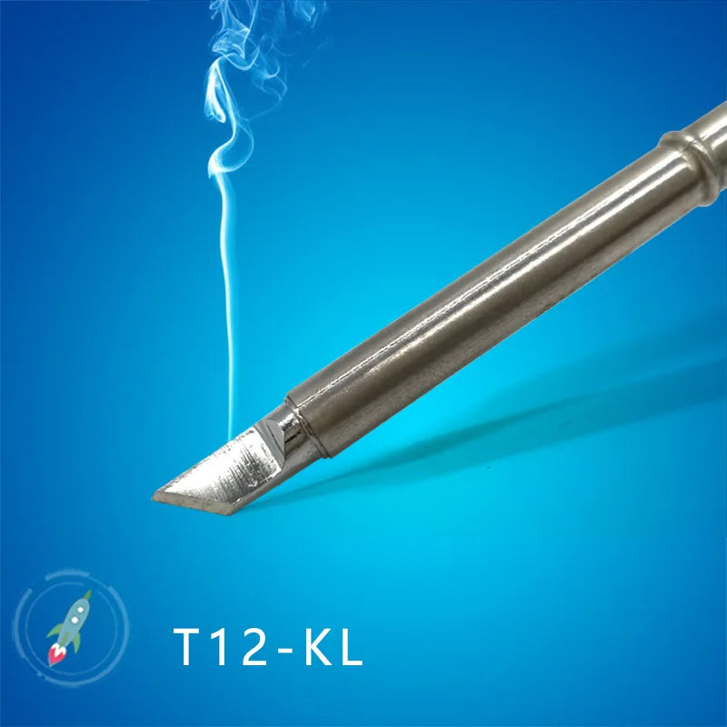 QUICKO T12-K KL KR KU KF Shape K Series Welding Iron Tips OLED&STC-LED T12 Soldering Station 7s Melt Tin