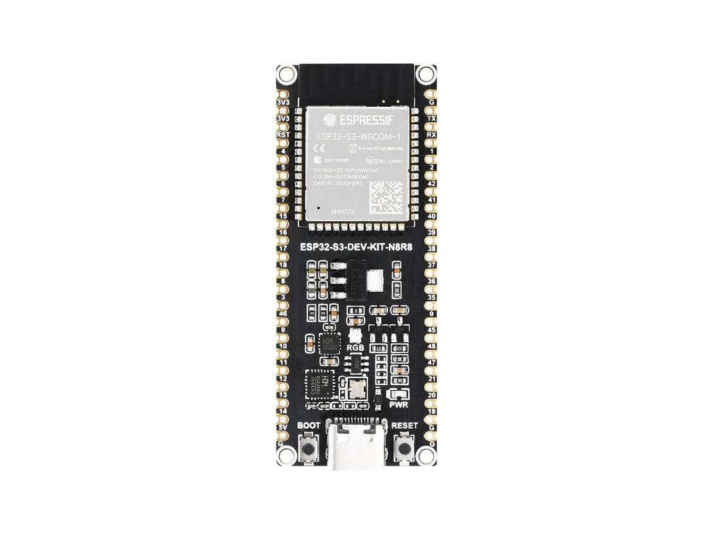 Waveshare ESP32-S3 Microcontroller, 2.4GHz Wi-Fi Development Board, 240MHz Dual Core Processor, ESP32-S3-WROOM-1-N8R8 Module