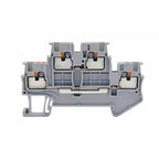 5Pcs PTTB 1.5 Double Level Din Rail Terminal Block 2 Layer 1.5mm² Spring Wiring Electrical Wire Connector PTTB1.5