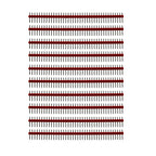 Hot Sale 40Pin 1x40 Single Row Male 2.54 Breakable Pin Header Connector Strip Colorful pin For Arduino Diy Kit