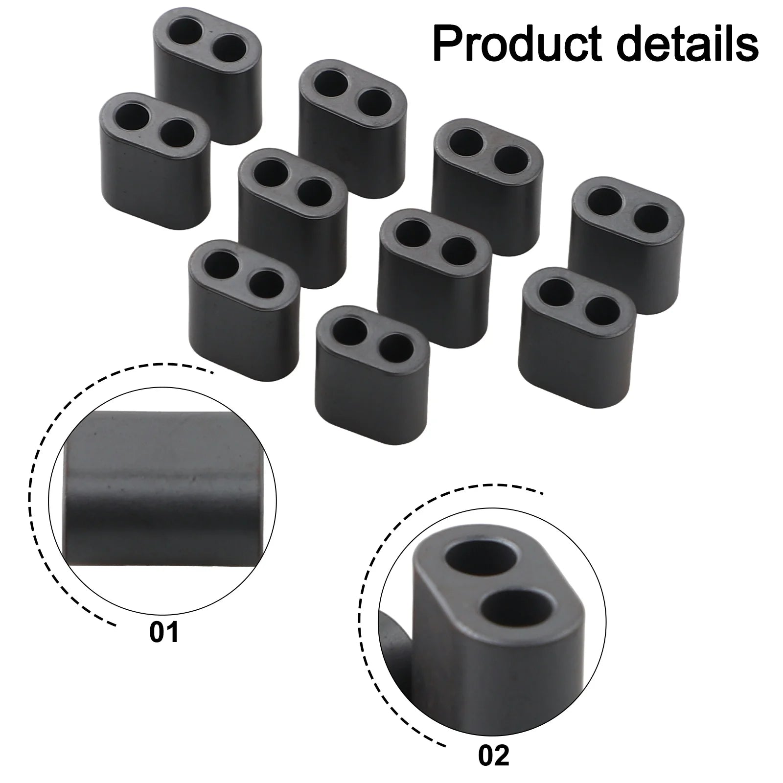 10pcs/set Toroids Ferrite Core Magnetic Ring Bead For Radio Frequency RF RFC SWR RID13.5*7.5*10-4 RID13.5*7.5*14-4 Ferrite Cores