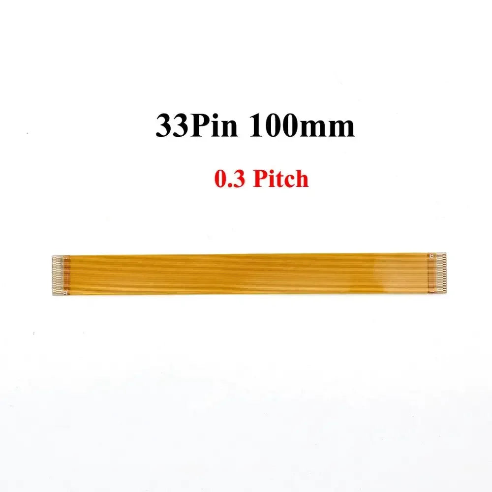0.3mm Pitch 13 21 23 25 27 21 33 39 45 51 Pin Ffc Fpc Flexible Flat Cable Gold Plated Ribbon Cable