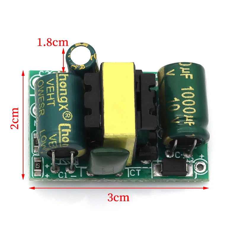 1pcs 220V AC To DC Isolated Power Board 3.5W Precision Regulation 5V/3.3V700mA 12V400mA MCU Power Converter PCB