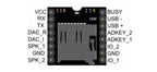 1-10Pcs DFPlayer Mini MP3 Player Module V3.0 16P TF Card U Disk Audio Voice Decoder MP3-TF-16P for Arduino ESP32 DIY