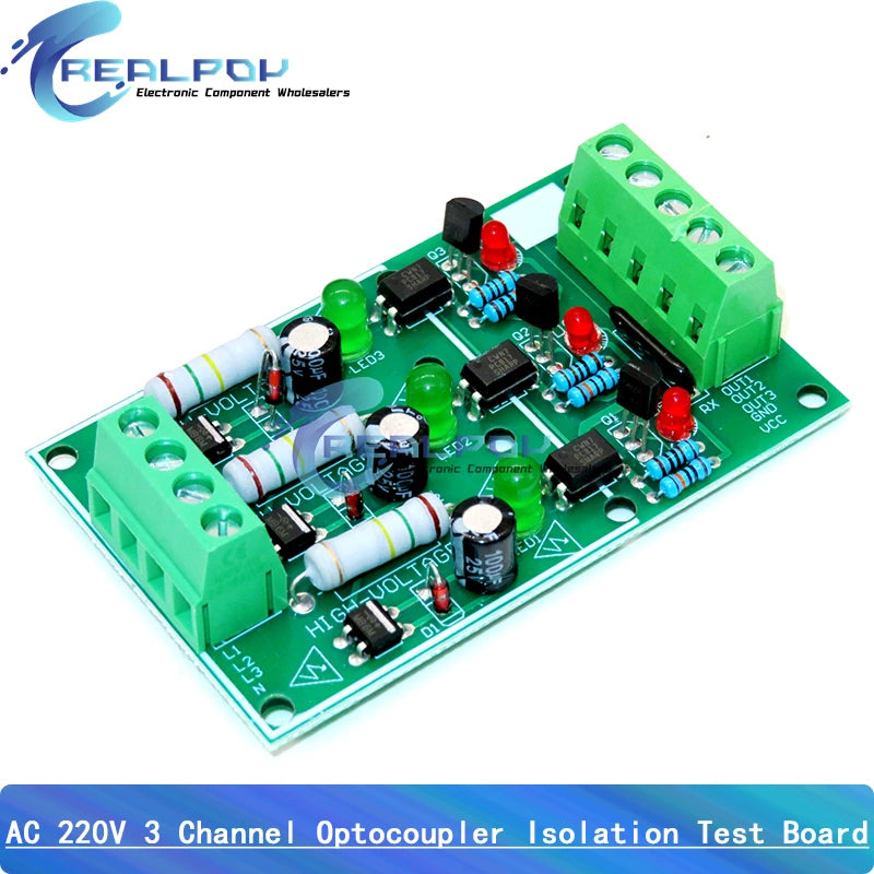 PC817 1 2 4 8 Channel Optocoupler Isolation Board Voltage Converter Adapter Module 3.6-30V Driver Photoelectric Isolated Module