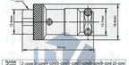 GX16 Male and Female Aviation Connector Wire Panel Metal Connector 16mm GX16-2 / 3/4/5/6/7/8/9/10 Pin 2P Aeronautical Plug