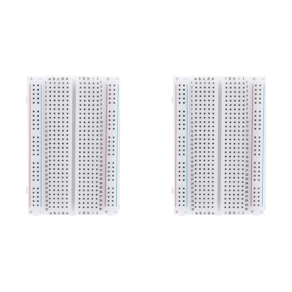 1-10PCS 400 Tie Points Solderless PCB Breadboard Spliceable Mini Test Protoboard Circuit Circuit Board Universal for Experiment