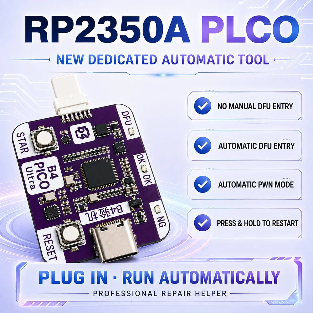 Newly Upgraded RP2350 USB A RP2350A PICO Support One Click DFU Data/Restart Enter Recovery Mode Cell Phone Repair Tools
