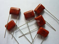 10pcs CBB capacitor 105 100V 105J 1uF 1000nF P10 CL21 Metallized Polypropylene Film Capacitor