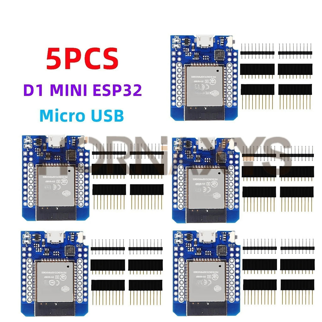 1-10PCS/ D1 Mini LIVE ESP32 ESP-32 WiFi+Bluetooth Internet of Things Development Board based ESP8266 Fully Functional TYPE-C