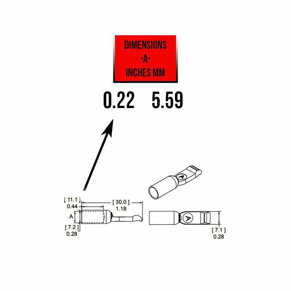 For 50A Copper Terminal Set Includes 20 Connectors Compatible With For Anderson Style Contacts Great For Batteries
