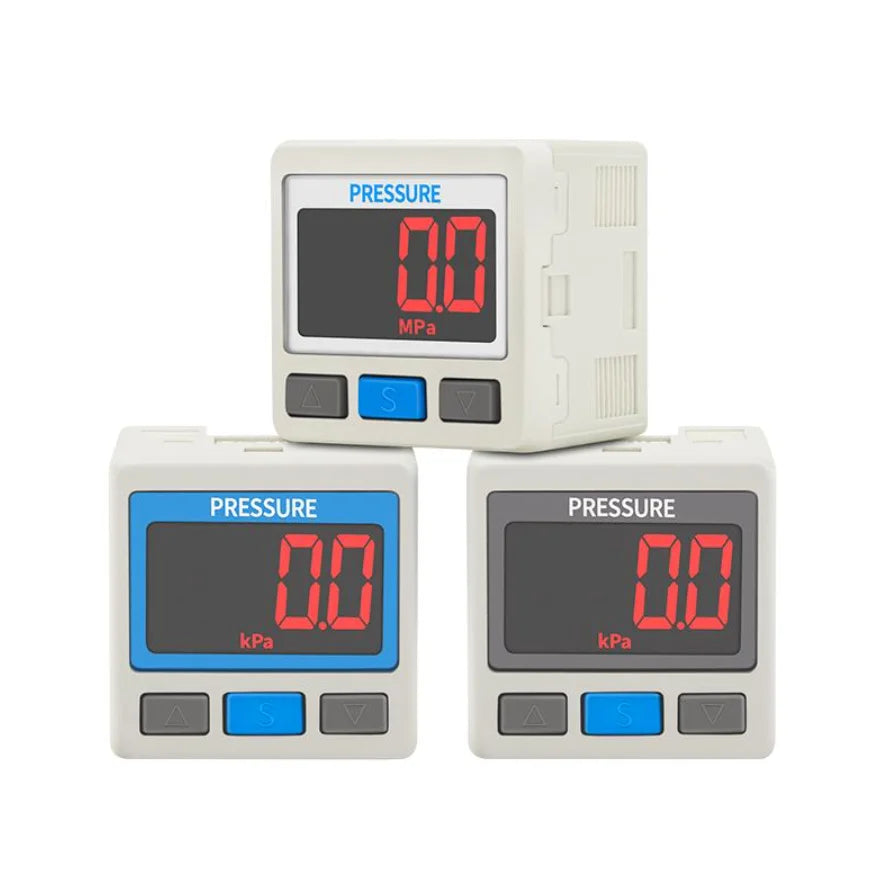 Vacuum Digital Display Pressure Switch High Precision Pressure Gauge Positive and Negative Pressure ISE30A ZSE30A Pneumatic