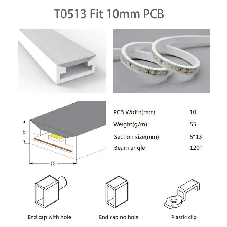 WS2812B WS2815 Neon Silica Gel Tube IP67 Waterproof Outdoor For WS2811 WS2813 SK6812 5050 Addressable RGB LED Strip
