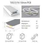 WS2812B WS2815 Neon Silica Gel Tube IP67 Waterproof Outdoor For WS2811 WS2813 SK6812 5050 Addressable RGB LED Strip