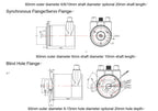 CALT Multi Turn Absolute Rotary Encoder 12 bit CAX60R1264E10RMB Modbus output 12mm shaft 10-30V