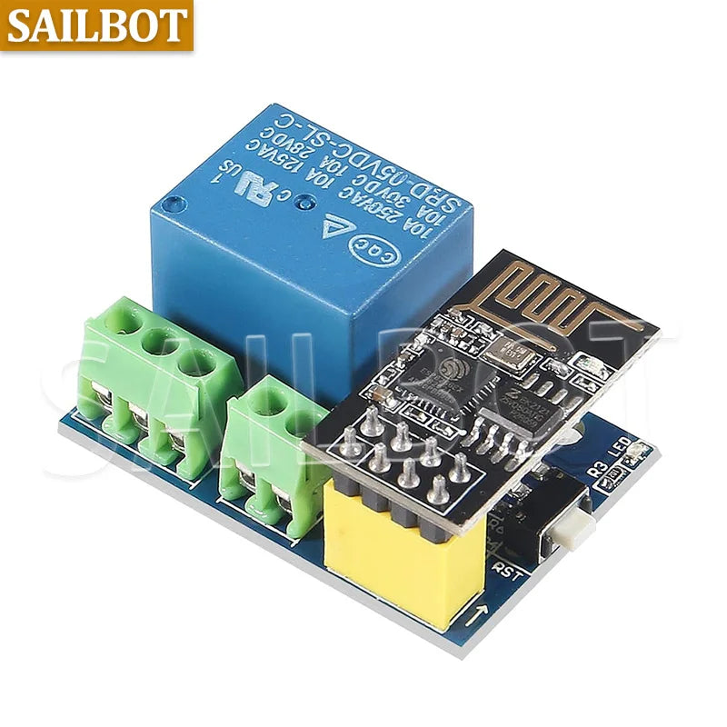 1-10PCS ESP8266 ESP-01S 5V WiFi Relay Module Things Smart Home Remote Control Switch For Phone ESP01S Wireless WIFI Module