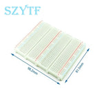 MB-102 MB102 Breadboard 830 Point Solderless PCB Bread Board White/Transparent Test Develop DIY For Arduino