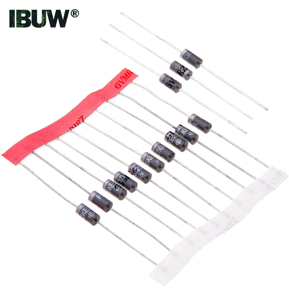 P6KE Series TVS Diode Kit Unidirectional Transient Voltage Suppressors for Power Supplies, Circuit Safety & Industrial Use