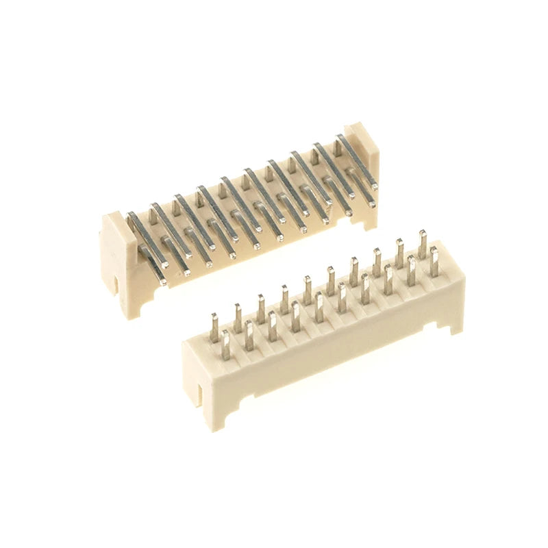 20PCS PHD 2.0 Double Row Connector 2MM Pitch Male Header 2 x 2P 3P 4P 5P 6P 7P 8P 9P 10 Pin PHD2.0 Straight Pin Bent Pin Socket