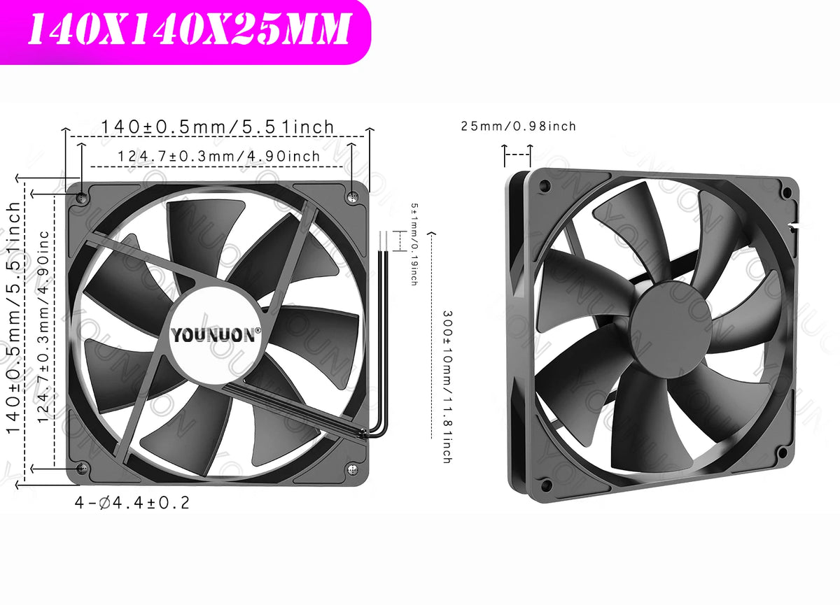 1PCS EC Brushless Fan 6025/8025/9225/12025/12038/12032 AC 110V 115V 120V 220V 240V Cooling Cooler Fan AC Axial Fan