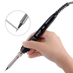 JCD Hot Air Gun Desoldering Hot Air Gun Handle Soldering Iron is Suitable for 858D 868D 8898 Rework Solder Repair Station