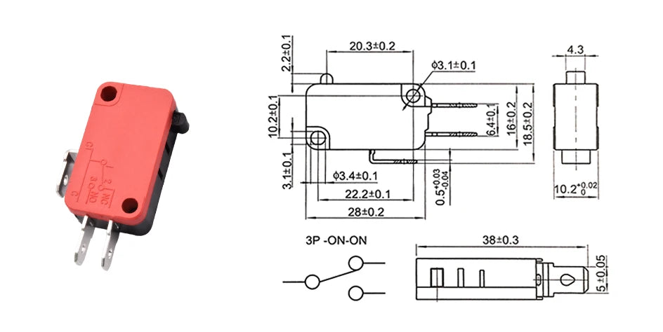 5/10pcs Micro SPDT On Off Momentary Switch Travel Limit Switch 1NO1NC Roller Lever V-15 V-151 V-152 V-153 V-154 V-155 V-156-1C25