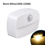 1/3/6 Pack Motion Sensor Night Light Battery Powered AAA Stick Anywhere Auto on Off Soft Light for Wardrobe Bedside Bathroom