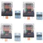 1pc 5Pin 4Pin Waterproof Automotive Relay 12V 100A SPDT Car Control Device Car Relays DC 24V High Capacity Switching