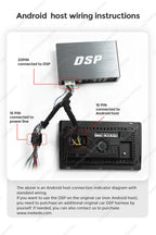 MEKEDE&NAVIFLY 4*50W Car DSP Amplifier Intelligent Car Audio System Universal Car Radio Digital Audio Processor Stereo Amplifier
