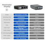 AIYIMA Audio DAC-A2 PRO USB Gaming DAC Headphone Amplifier Hub USB Mini Decoder for PS5 Desktop Gaming Headset Active Speakers