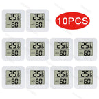 6-10PCS Mini LCD Digital Thermometer Hygrometer Indoor Room Temperature Humidity Meter Sensor Gauge Weather Station
