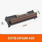 ENMG Direct Insertion 8A 300V DB9 Serial Terminal Block 9 pole 15db25 37 44 50 78 pin male female terminal block rail type D-SUB