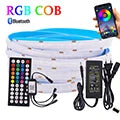 DC 5V LED COB Strip Light USB High Density Linear Lighting 320LED Flexible Tape Lights Warm Natural White Red Blue Green Decor