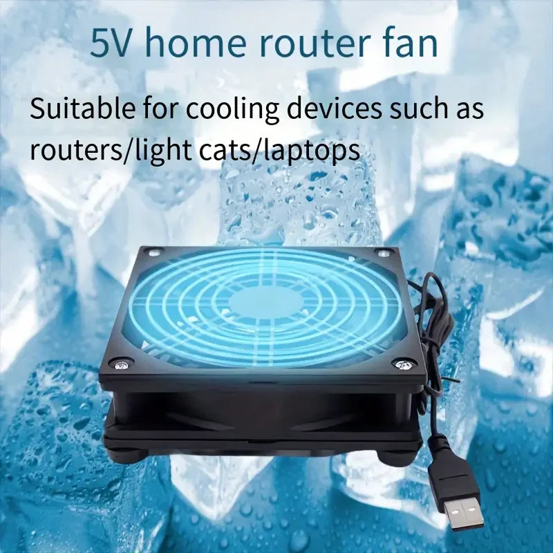 120x120x25mm 5V USB Power Cooling Case Fan For Receiver DVR Xbox TV Box Router