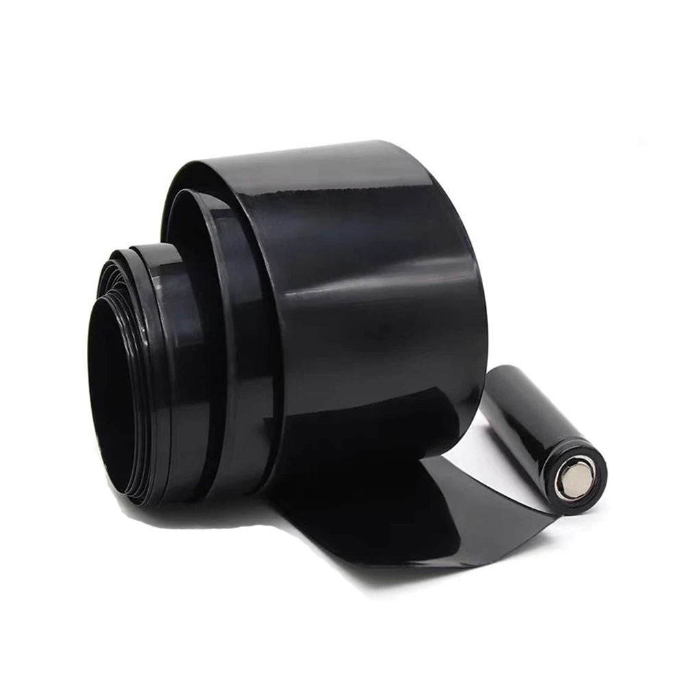 1KG 29.8~150MM PVC Heat Shrink Tube Shrinkable Cable Sleeve For 18650 Lithium Battery Pack + 100pcs Insulating Adhesive Paper