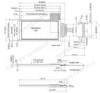 1.29 Inch OLED Module 1.29" 12864 Screen White 128X64 OLED LCD LED Display Module IIC SPI Interface CH1115 for Arduino