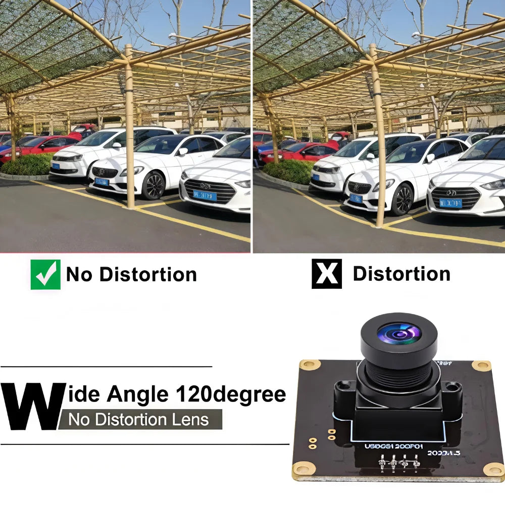 ELP AR0234 Global Shutter USB Camera 1080P 90fps Wide Angle No Distortion UVC Mini Webcam for Golf High Speed Sport PC