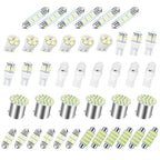 10-42pcs LED Car Interior Lights Bulb T10 6000K SMD LED Replacement License Plate/Reading Light Bulbs Xenon White Interior Light