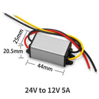 24V to 12V 1A-10A DC to DC Buck Converter Step Down Converter Adaptive Car Power Supply Module Regulator Transformer Module CE