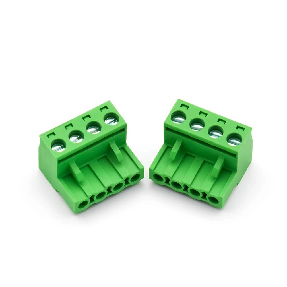 5/10PCS 2EDGK 5.08mm Pitch Plug-in Terminal Block 2-12 Pin PCB Board Wiring Connector Socket Plug