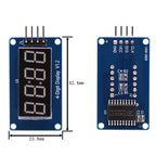 1/5/10PCS TM1637 LED Display Module 7 Segment 4 Bits 0.36 Inch Clock RED Anode Digital Tube Four Serial Driver Board Pack