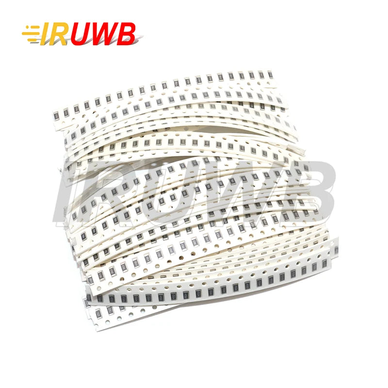 660pcs=1206 33valuesX 20pcs 0805 0603 0402 0201 SMD Resistor Sample Assorted Kit 1ohm-1M ohm 1%