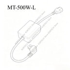 1PCS/Lot MT-500W-L Single-phase AC power filter 500W 220V anti-interference sound purification with plug and wire MT-500W-L