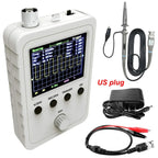 FNIRSI 2.4” TFT Handheld Digital Oscilloscope 0-200KHz Bandwidth 1M Sampling Rate with BNC-Clip Cable Probe and Power Supply