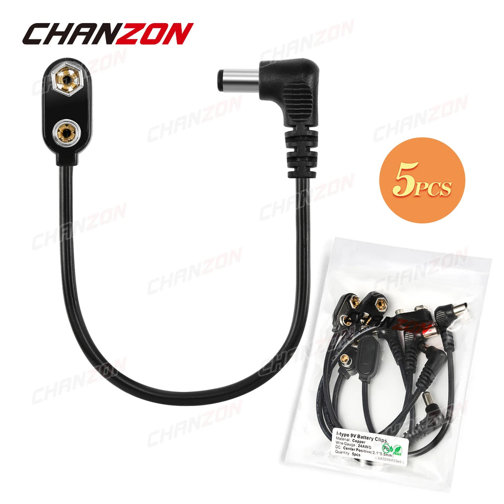 9V Battery Connector Power Clips DC Jack Male Female Alligator Snap Adapter Wire Holder Cable 9 Volt Lead Socket Plug Barrel