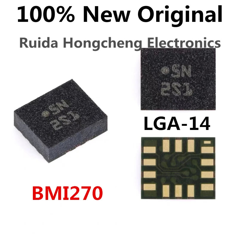 5PCS/Lot BMI120、BMI160、BMI260、BMI270 LGA-14 New original 3-axis acceleration 3-axis gyroscope 6-axis attitude sensor chip